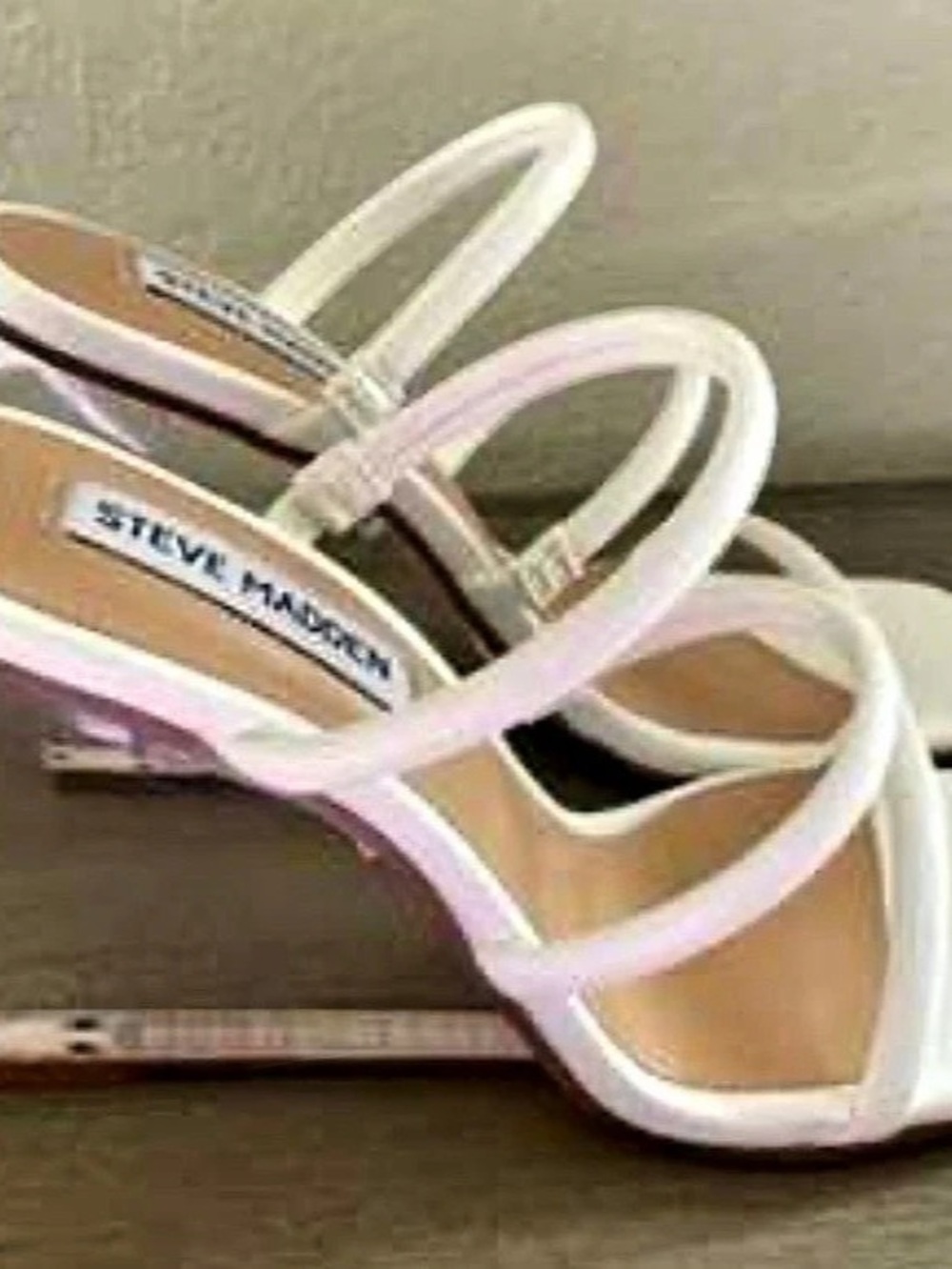 Steve Madden Polat Wedge Sandal in White